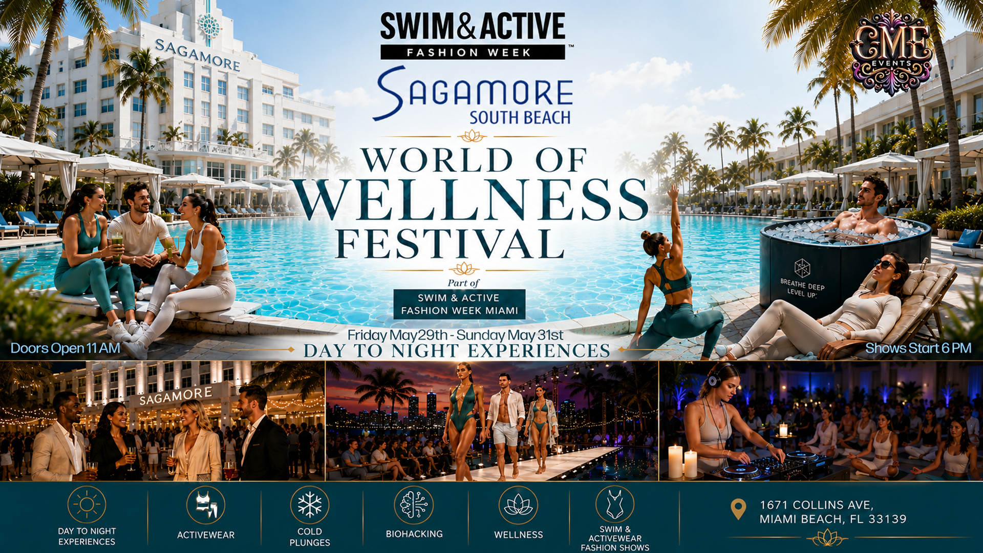 WORLD OF WELLNESS EXPERIENCE & DAYTIME POOL PARTY 