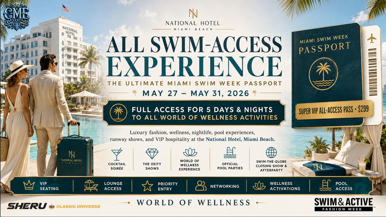 THE ULTIMATE MIAMI SWIM & ACTIVE WEEK PASSPORT 